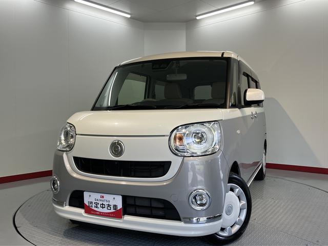 ムーヴキャンバスGメイクアップリミテッド SAIII2WD プッシュスタート アイドリングストップ車 ベンチシート 両側電動スライドドア オートライト LEDヘッドライト純正ナビ パノラマモニター CD DVD Bluetooth ドライブレコーダー(愛媛県)の中古車
