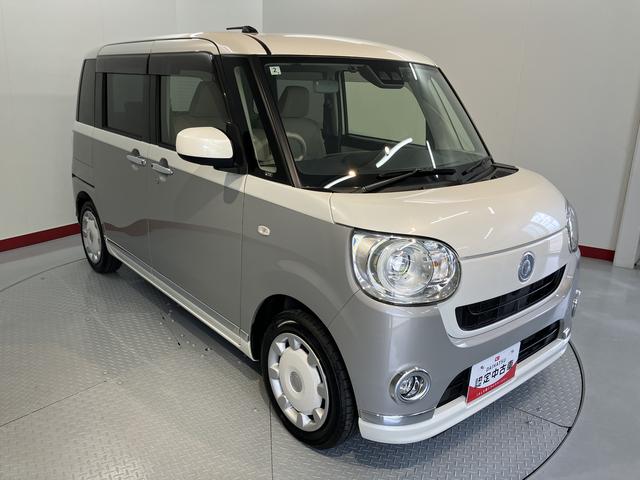 ムーヴキャンバスGメイクアップリミテッド SAIII2WD プッシュスタート アイドリングストップ車 ベンチシート 両側電動スライドドア オートライト LEDヘッドライト純正ナビ パノラマモニター CD DVD Bluetooth ドライブレコーダー(愛媛県)の中古車