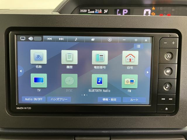 タントX純正ナビ バックカメラ フルセグTV CD DVD USB Bluetooth ETC ドラレコ 片側電動スライドドア オートライト LEDヘッドライト 前席シートヒーター アイドリングストップ(愛媛県)の中古車