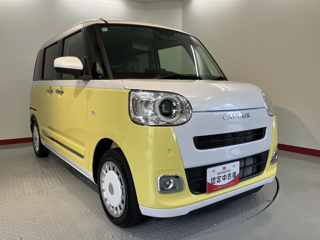 ムーヴキャンバスストライプスGディスプレイオーディオ バックカメラ フルセグTV USB Bluetooth 両側電動スライドドア 前席シートヒーター 電動パーキング オートライト LEDヘッドライト アイドリングストップ(愛媛県)の中古車