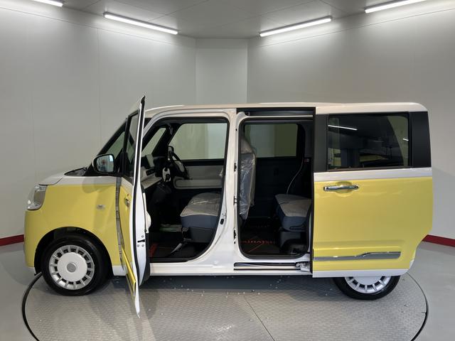 ムーヴキャンバスストライプスGディスプレイオーディオ バックカメラ フルセグTV USB Bluetooth 両側電動スライドドア 前席シートヒーター 電動パーキング オートライト LEDヘッドライト アイドリングストップ(愛媛県)の中古車