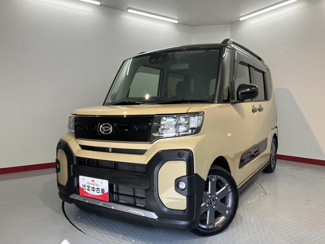 タントファンクロスターボ純正ナビ バックカメラ フルセグTV CD DVD USB Bluetooth ドラレコ 両側電動スライドドア 前席シートヒーター オートライト LEDヘッドライト 電動パーキング キーフリーシステム(愛媛県)の中古車