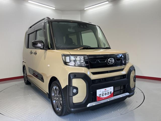 タントファンクロスターボ純正ナビ バックカメラ フルセグTV CD DVD USB Bluetooth ドラレコ 両側電動スライドドア 前席シートヒーター オートライト LEDヘッドライト 電動パーキング キーフリーシステム(愛媛県)の中古車