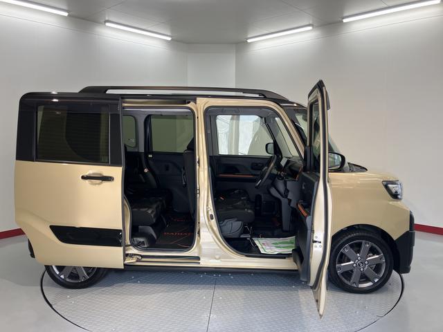 タントファンクロスターボ純正ナビ バックカメラ フルセグTV CD DVD USB Bluetooth ドラレコ 両側電動スライドドア 前席シートヒーター オートライト LEDヘッドライト 電動パーキング キーフリーシステム(愛媛県)の中古車