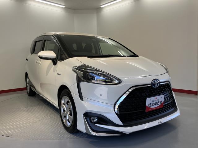 シエンタハイブリッド　ファンベースＧ純正ナビ　パノラマモニター　ワンセグＴＶ　ＣＤ　Ｂｌｕｅｔｏｏｔｈ　ドラレコ　ＥＴＣ　両側電動スライドドア　オートライト　ＬＥＤヘッドライト　クルーズコントロール　電動格納ドアミラー　キーフリー（愛媛県）の中古車