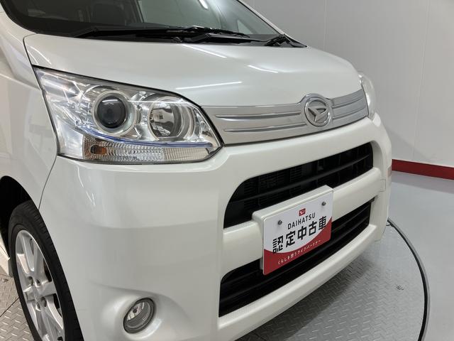 ムーヴカスタム Xリミテッド純正ナビ バックカメラ ワンセグTV CD プッシュスタート アイドリングストップ ディスチャージヘッドライト 電動格納ドアミラー キーフリーシステム 盗難防止システム(愛媛県)の中古車