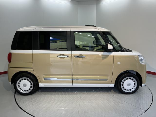 ムーヴキャンバスストライプスＧプッシュスタート　両側電動スライドドア　運転席助手席シートヒーター　ＬＥＤヘッドライト　オートライト　キーフリーシステム　電動パーキング　アイドリングストップ　オーディオレス（愛媛県）の中古車