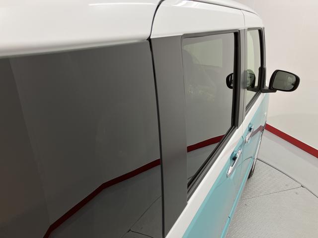 ムーヴキャンバスストライプスG純正ナビ パノラマモニター 地上デジタルTV CD VD Bluetooth 両側電動スライドドア プッシュスタート キーフリーシステム 運転席助手席シートヒーター LEDヘッドライト オートライト(愛媛県)の中古車