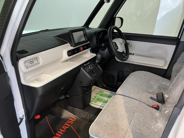 ムーヴキャンバスストライプスG純正ナビ パノラマモニター 地上デジタルTV CD VD Bluetooth 両側電動スライドドア プッシュスタート キーフリーシステム 運転席助手席シートヒーター LEDヘッドライト オートライト(愛媛県)の中古車