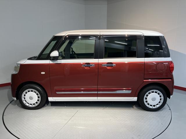 ムーヴキャンバスストライプスGディスプレイオーディオ パノラマモニター 地上デジタルTV Bluetooth プッシュスタート 両側電動スライドドア 運転席助手席シートヒーター 電動パーキング LEDヘッドライト オートライト(愛媛県)の中古車