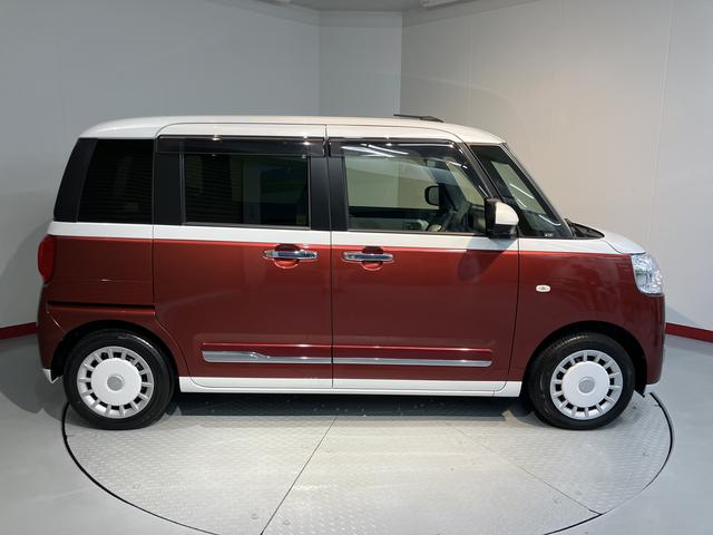 ムーヴキャンバスストライプスGディスプレイオーディオ パノラマモニター 地上デジタルTV Bluetooth プッシュスタート 両側電動スライドドア 運転席助手席シートヒーター 電動パーキング LEDヘッドライト オートライト(愛媛県)の中古車