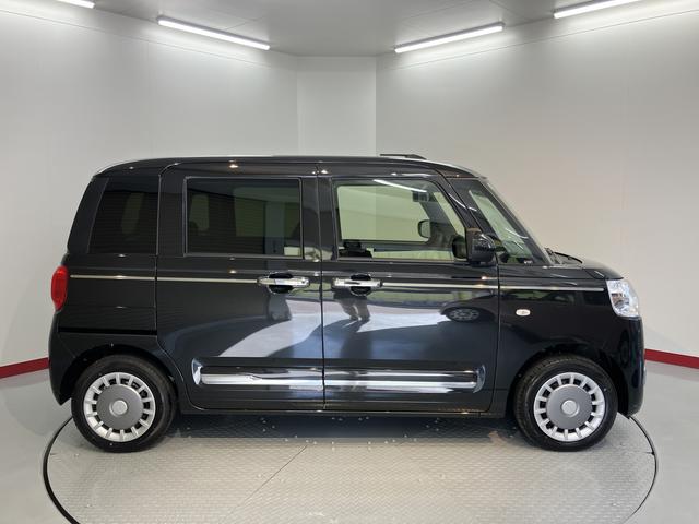 ムーヴキャンバスセオリーＧ両側電動スライドドア　障害物センサー　前席シートヒーター　オートライト　ＬＥＤヘッドライト　プッシュスタート　アイドリングストップ　電動格納ドアミラー　キーフリーシステム　電動パーキング（愛媛県）の中古車