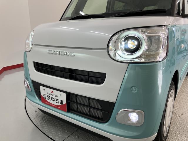 ムーヴキャンバスストライプスＧ両側電動スライドドア　障害物センサー　前席シートヒーター　オートライト　ＬＥＤヘッドライト　プッシュスタート　アイドリングストップ　電動格納ドアミラー　キーフリーシステム　電動パーキング（愛媛県）の中古車