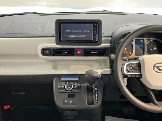 ムーヴキャンバスストライプスＧ社外ナビ　バックモニター　フルセグＴＶ　ＣＤ　ＤＶＤ　ＵＳＢ　Ｂｌｕｅｔｏｏｔｈ　両側電動スライドドア　前席シートヒーター　障害物センサー　プッシュスタート　アイドリングストップ　ＬＥＤヘッドライト（愛媛県）の中古車