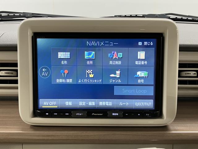 アルトラパンS純正ナビ パノラマモニター 地上デジタルTV CD DVD プッシュスタート 運転席シートーヒーター ディスチャージヘッドライト オートライト ETC ドライブレコーダー(愛媛県)の中古車