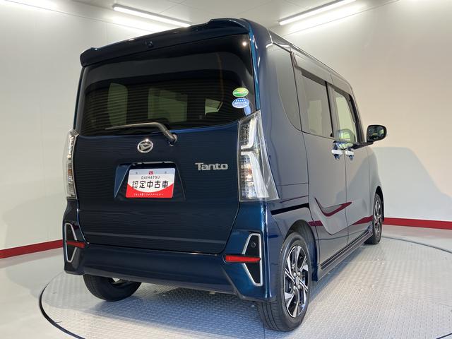 タントカスタムＸセレクション２ＷＤ　ベンチシートＬＥＤヘッドライト　アイドリングストップ車　フロントフォグランプ　オートライト　プッシュスタート　オートマチックハイビーム　両側電動スライドドア（愛媛県）の中古車