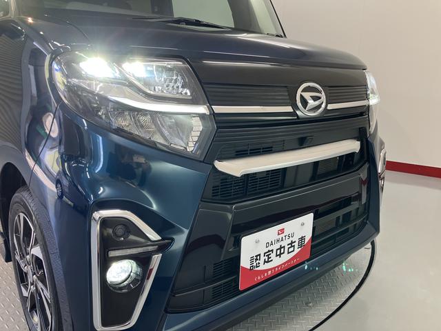 タントカスタムＸセレクション２ＷＤ　ベンチシートＬＥＤヘッドライト　アイドリングストップ車　フロントフォグランプ　オートライト　プッシュスタート　オートマチックハイビーム　両側電動スライドドア（愛媛県）の中古車