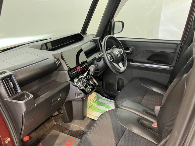 タントカスタムＲＳ純正１０インチメモリーナビ　パノラマモニター　フルセグＴＶ　ＣＤ　ＤＶＤ　ＵＳＢ　Ｂｌｕｅｔｏｏｔｈ　ＥＴＣ　ドラレコ　両側電動スライドドア　前席シートヒーター　ＬＥＤヘッドライト　電動パーキング（愛媛県）の中古車