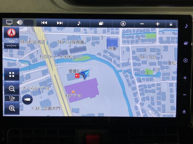 タントカスタムＲＳ純正１０インチメモリーナビ　パノラマモニター　フルセグＴＶ　ＣＤ　ＤＶＤ　ＵＳＢ　Ｂｌｕｅｔｏｏｔｈ　ＥＴＣ　ドラレコ　両側電動スライドドア　前席シートヒーター　ＬＥＤヘッドライト　電動パーキング（愛媛県）の中古車