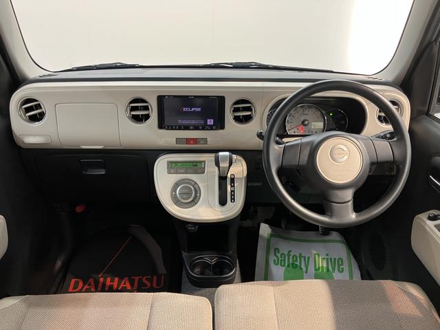 ミラココアココアＸ２ＷＤ　ＣＶＴ車　社外ナビ　フルセグＴＶ　ＣＤ　ＤＶＤ　ＵＳＢ　純正ＥＴＣ　ベンチシート　電動格納ドアミラー　キーフリーシステム（愛媛県）の中古車