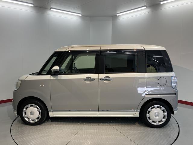 ムーヴキャンバスGブラックインテリアリミテッド SAIII純正ナビ パノラマモニター フルセグTV CD DVD USB Bluetooth 両側電動スライドドア 運転席シートヒーター オートライト LEDヘッドライト プッシュスタート アイドリングストップ(愛媛県)の中古車