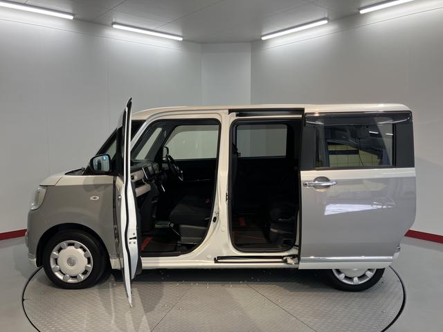 ムーヴキャンバスGブラックインテリアリミテッド SAIII純正ナビ パノラマモニター フルセグTV CD DVD USB Bluetooth 両側電動スライドドア 運転席シートヒーター オートライト LEDヘッドライト プッシュスタート アイドリングストップ(愛媛県)の中古車