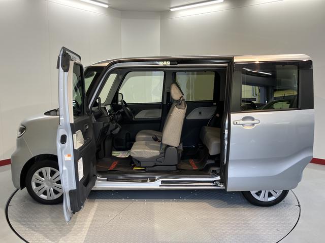 タントウェルカムターンシート X2WD 福祉車両 プッシュスタート 両側スライド片側電動ドア コーナーセンサー アイドリングストップ車 オートライト オートマチックハイビーム 運転席・助手席シートヒーター LEDヘッドライト(愛媛県)の中古車