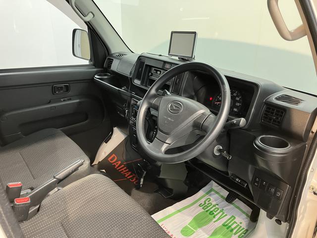 ハイゼットカーゴデラックスSAIII社外ポータブルナビ ワンセグTV ドラレコ オートライト LEDヘッドライト アイドリングストップ キーレスエントリー(愛媛県)の中古車