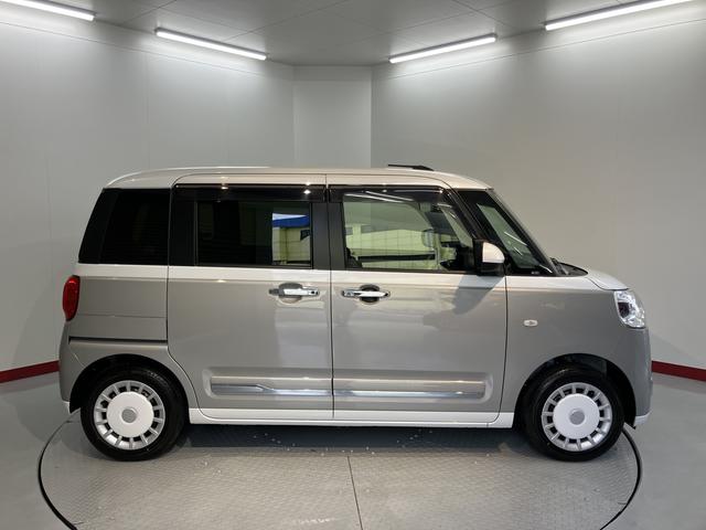 ムーヴキャンバスストライプスG両側電動スライドドア 前席シートヒーター プッシュスタート アイドリングストップ オートライト LEDヘッドライト ベンチシート 電動パーキング 電動格納ドアミラー キーフリー バックカメラ装着車(愛媛県)の中古車