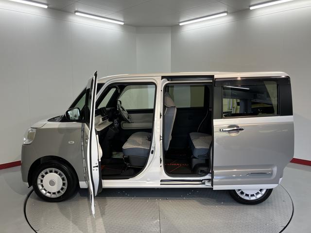 ムーヴキャンバスストライプスG両側電動スライドドア 前席シートヒーター プッシュスタート アイドリングストップ オートライト LEDヘッドライト ベンチシート 電動パーキング 電動格納ドアミラー キーフリー バックカメラ装着車(愛媛県)の中古車