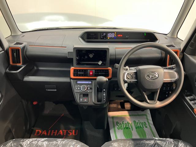 タントファンクロス両側電動スライドドア 前席シートヒーター オートライト LEDヘッドライト 障害物センサー プッシュスタート アイドリングストップ 電動パーキング ベンチシート 電動格納ドアミラー バックカメラ装着車(愛媛県)の中古車