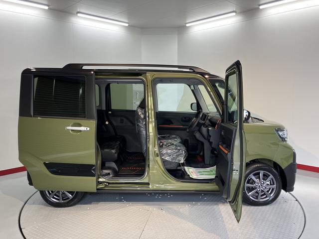 タントファンクロス両側電動スライドドア 前席シートヒーター オートライト LEDヘッドライト 障害物センサー プッシュスタート アイドリングストップ 電動パーキング ベンチシート 電動格納ドアミラー バックカメラ装着車(愛媛県)の中古車