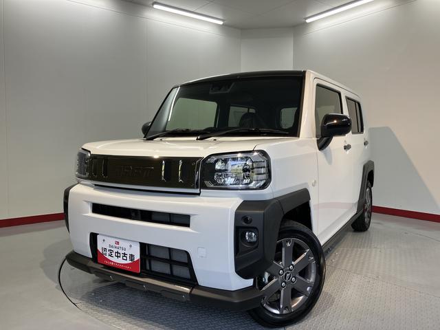 タフトG ダーククロムベンチャー純正ナビ パノラマモニター フルセグTV CD DVD USB Bluetooth クルーズコントロール 前席シートヒーター オートライト LEDヘッドライト 電動パーキング プッシュスタート(愛媛県)の中古車