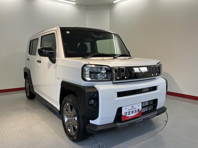 タフトG ダーククロムベンチャー純正ナビ パノラマモニター フルセグTV CD DVD USB Bluetooth クルーズコントロール 前席シートヒーター オートライト LEDヘッドライト 電動パーキング プッシュスタート(愛媛県)の中古車