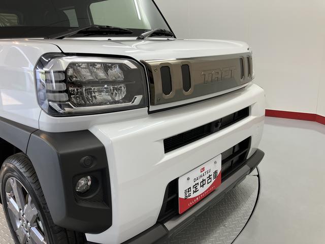 タフトG ダーククロムベンチャー純正ナビ パノラマモニター フルセグTV CD DVD USB Bluetooth クルーズコントロール 前席シートヒーター オートライト LEDヘッドライト 電動パーキング プッシュスタート(愛媛県)の中古車