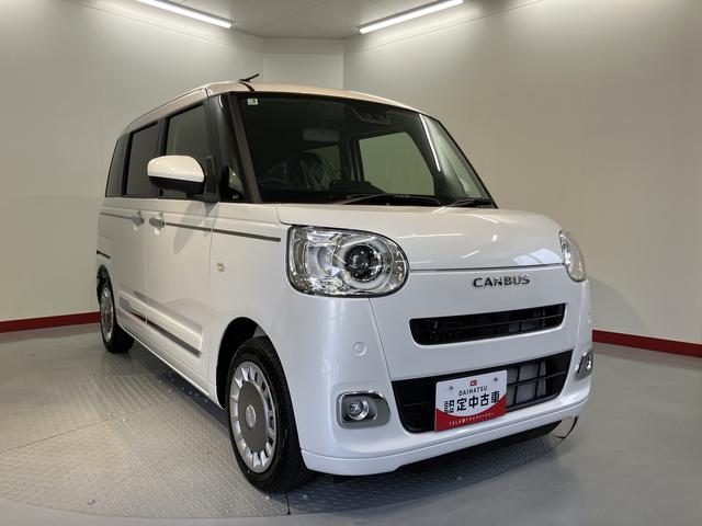 ムーヴキャンバスセオリーGターボ純正ナビ バックモニター フルセグTV CD DVD USB Bluetooth 両側電動スライドドア クルーズコントロール 前席シートヒーター オートライト LEDヘッドライト 電動パーキング(愛媛県)の中古車