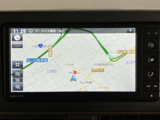 ムーヴキャンバスセオリーGターボ純正ナビ バックモニター フルセグTV CD DVD USB Bluetooth 両側電動スライドドア クルーズコントロール 前席シートヒーター オートライト LEDヘッドライト 電動パーキング(愛媛県)の中古車