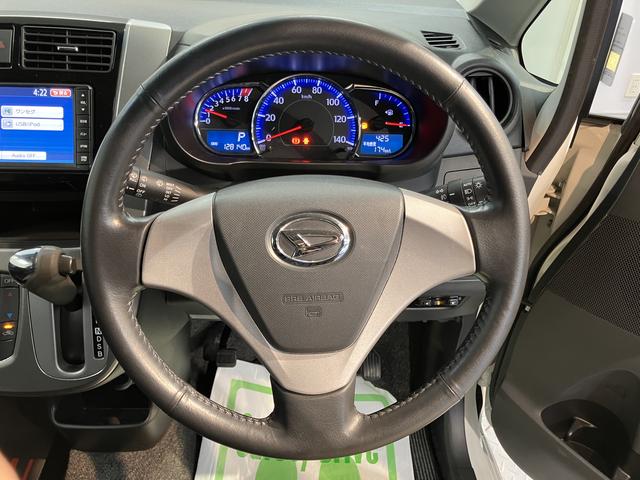 ムーヴカスタム Xリミテッド SA純正ナビ バックモニター ワンセグTV CD USB ETC オートライト LEDヘッドライト プッシュスタート アイドリングストップ 電動格納ドアミラー キーレスエントリー(愛媛県)の中古車