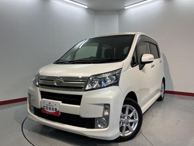 ムーヴカスタム Xリミテッド SA純正ナビ バックモニター ワンセグTV CD USB ETC オートライト LEDヘッドライト プッシュスタート アイドリングストップ 電動格納ドアミラー キーレスエントリー(愛媛県)の中古車