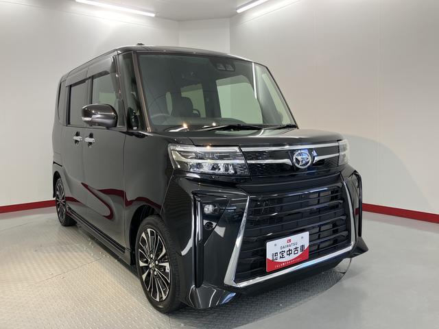 タントカスタムRS両側電動スライドドア 障害物センサー 前席シートヒーター 電動パーキング クルーズコントロール オートライト LEDヘッドライト プッシュスタート アイドリングストップ 電動格納ドアミラー キーフリー(愛媛県)の中古車
