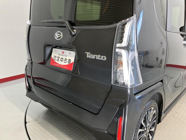 タントカスタムRS両側電動スライドドア 障害物センサー 前席シートヒーター 電動パーキング クルーズコントロール オートライト LEDヘッドライト プッシュスタート アイドリングストップ 電動格納ドアミラー キーフリー(愛媛県)の中古車