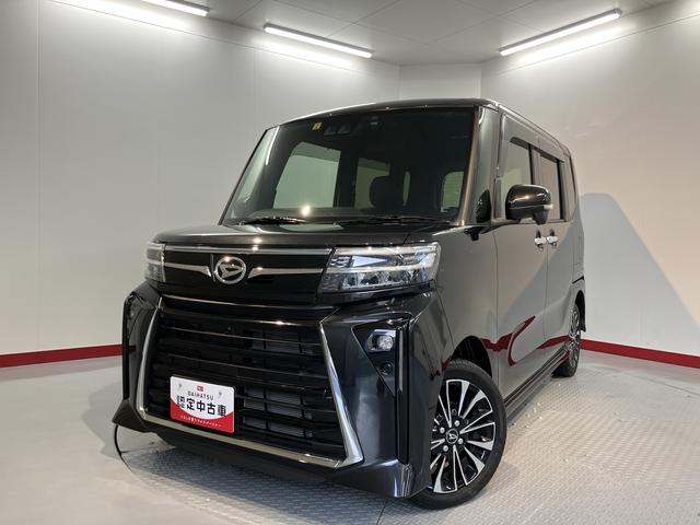 タントカスタムＲＳ４ＷＤ　ターボ車　純正ナビ　パノラマモニター　地上デジタルＴＶ　ドライブレコーダー　ＥＴＣ　両側電動スライドドア　電動パーキング　前席シートヒーター　ＬＥＤヘッドライト　オートライト　スマートアシスト（愛媛県）の中古車