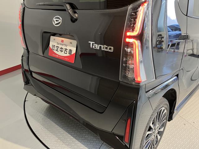タントカスタムＲＳ４ＷＤ　ターボ車　純正ナビ　パノラマモニター　地上デジタルＴＶ　ドライブレコーダー　ＥＴＣ　両側電動スライドドア　電動パーキング　前席シートヒーター　ＬＥＤヘッドライト　オートライト　スマートアシスト（愛媛県）の中古車