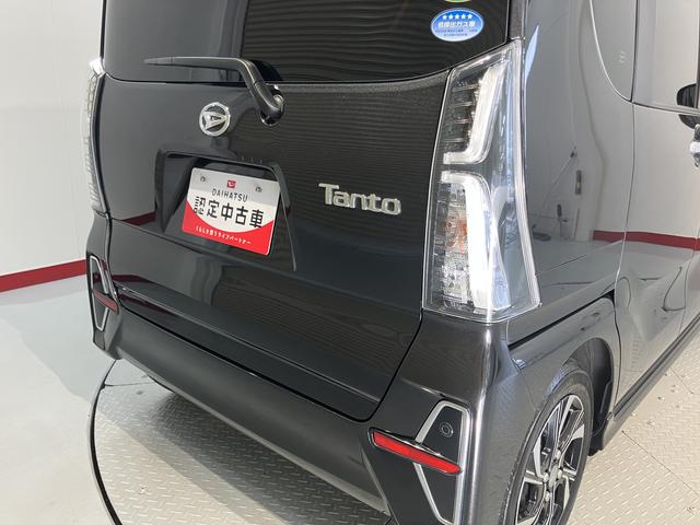 タントカスタムX両側電動スライドドア オートライト LEDヘッドライト プッシュスタート アイドリングストップ ベンチシート 障害物センサー 電動格納ドアミラー キーフリーシステム(愛媛県)の中古車