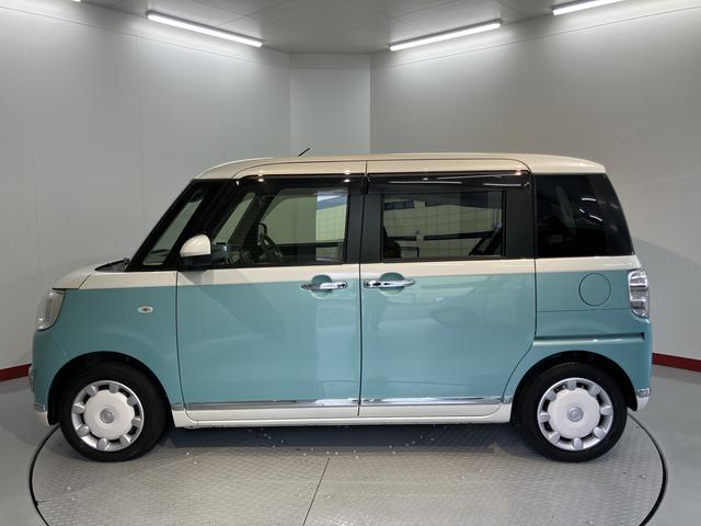 ムーヴキャンバスGメイクアップVS SAIII純正ナビ パノラマモニター フルセグTV CD DVD USB Bluetooth ドラレコ ETC 両側電動スライドドア 運転席シートヒーター オートライト LEDヘッドライト 電動格納ドアミラー(愛媛県)の中古車