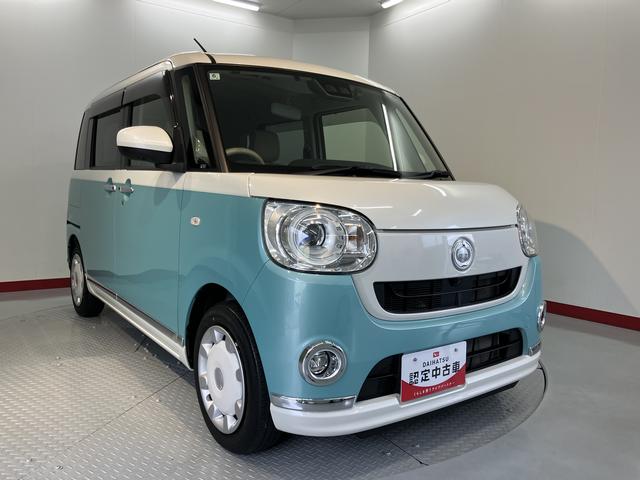 ムーヴキャンバスGメイクアップVS SAIII純正ナビ パノラマモニター フルセグTV CD DVD USB Bluetooth ドラレコ ETC 両側電動スライドドア 運転席シートヒーター オートライト LEDヘッドライト 電動格納ドアミラー(愛媛県)の中古車