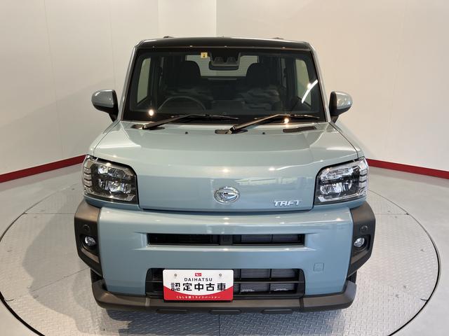 タフトGCD オートライト LEDヘッドライト 前席シートヒーター 電動パーキング プッシュスタート アイドリングストップ 障害物センサー 電動格納ドアミラー キーフリーシステム バックカメラ装着車(愛媛県)の中古車