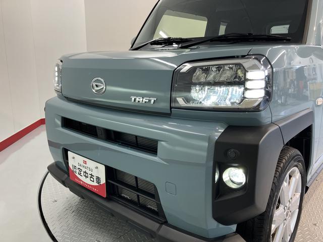 タフトGCD オートライト LEDヘッドライト 前席シートヒーター 電動パーキング プッシュスタート アイドリングストップ 障害物センサー 電動格納ドアミラー キーフリーシステム バックカメラ装着車(愛媛県)の中古車