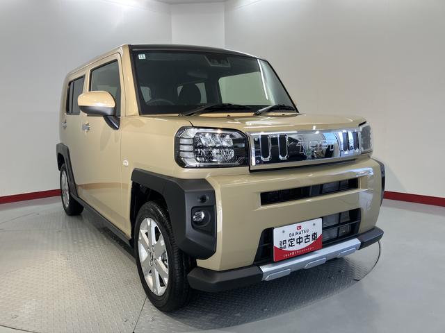 タフトG クロムベンチャー前席シートヒーター クルーズコントロール 障害物センサー プッシュスタート アイドリングストップ オートライト LEDヘッドライト 電動パーキング 電動格納ドアミラー キーフリーシステム(愛媛県)の中古車