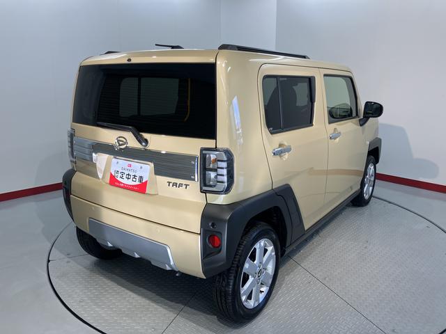 タフトG クロムベンチャー前席シートヒーター クルーズコントロール 障害物センサー プッシュスタート アイドリングストップ オートライト LEDヘッドライト 電動パーキング 電動格納ドアミラー キーフリーシステム(愛媛県)の中古車